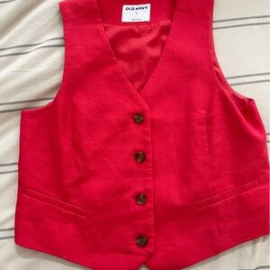 Old Navy Women's Red Vest
